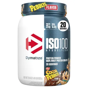 Dymatize ISO100 Whey Protein Isolate - 20 Servings - cocoa pebbles