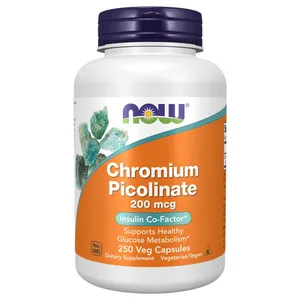 NOW Foods Chromium Picolinate 200 mcg - 250 Veg Capsules