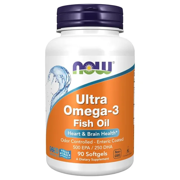 NOW Foods Ultra Omega-3 Fish Oil - 90 Softgels