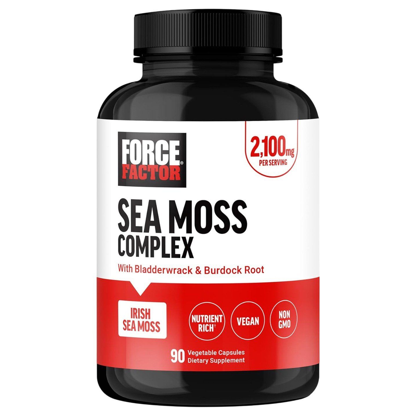 Force Factor Irish Sea Moss Complex - 90 Vegetable Capsules