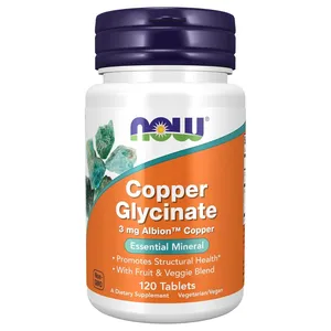 NOW Foods Copper Glycinate 3 mg - 120 Tablets