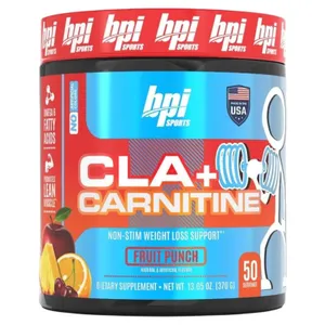 BPI Sports CLA + Carnitine - 50 Servings - fruit punch