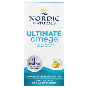 Nordic Naturals Ultimate Omega Lemon 640 mg - 120 Soft Gels