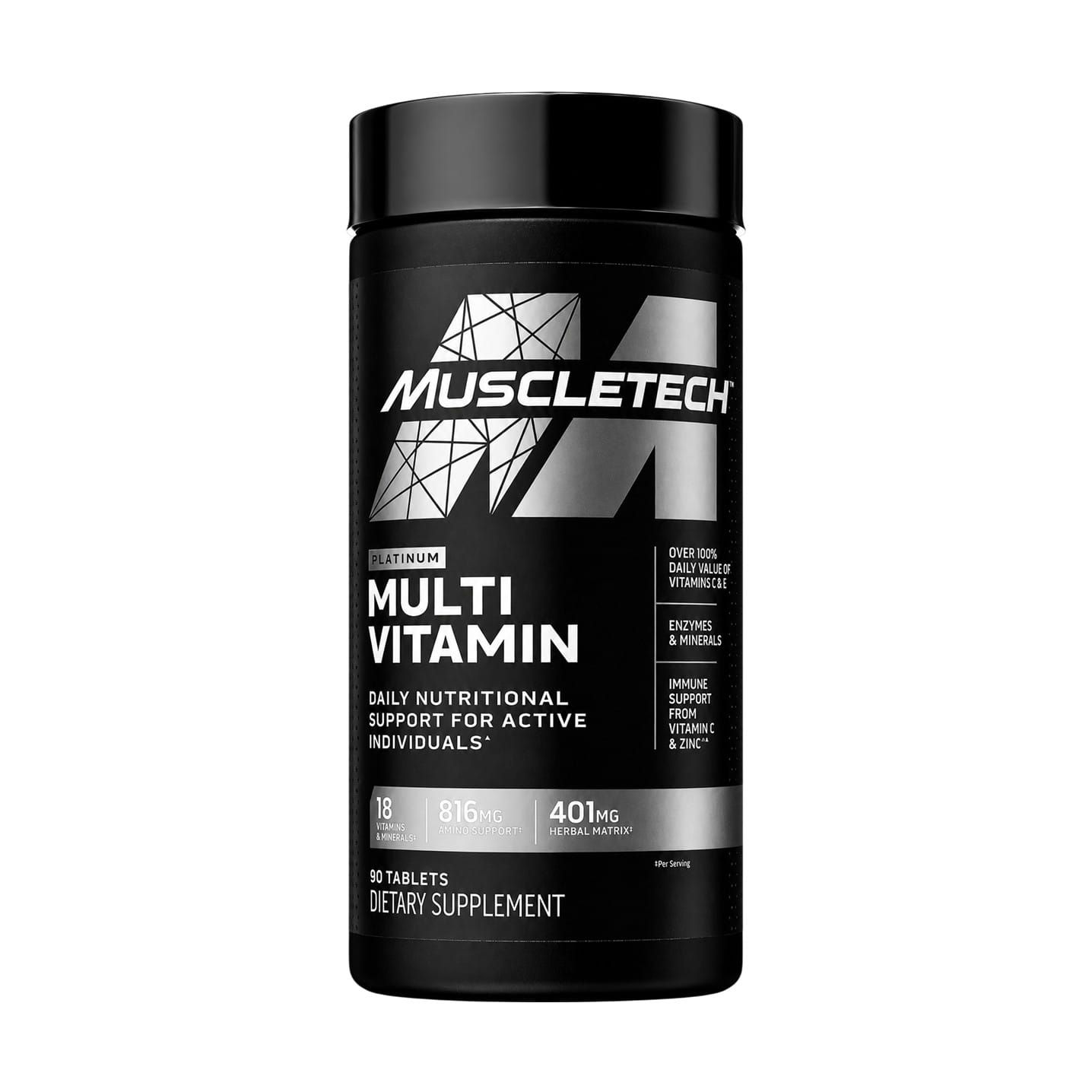 MuscleTech, Platinum Multi Vitamin, 90 Tablets