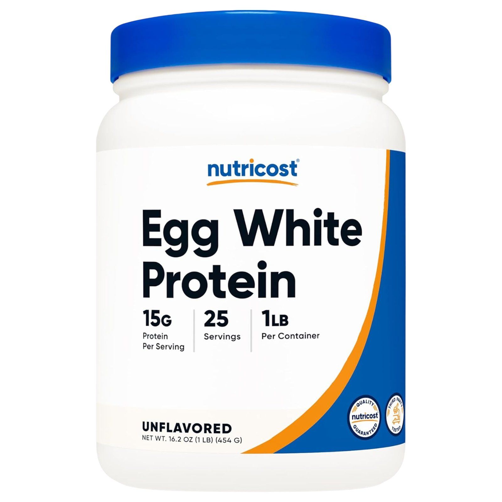 Nutricost Egg White Protein Unflavored - 1 lbs
