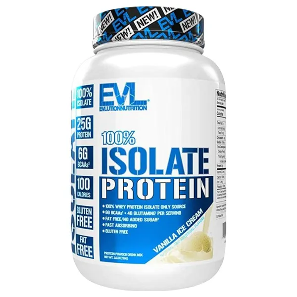 EVLution Nutrition 100% Isolate Protein - 1.6 lbs