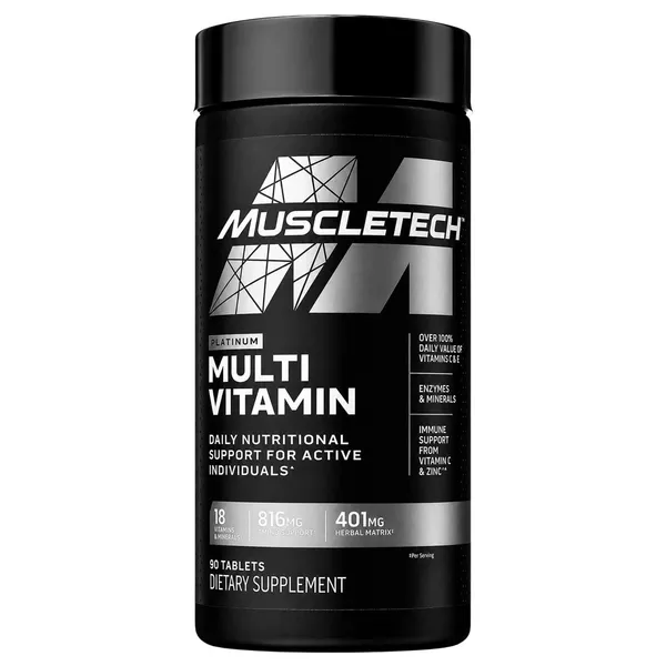 MuscleTech Platinum Multivitamin, 180 Tablets