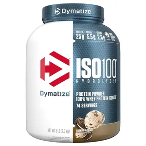 Dymatize ISO100 Whey Protein Isolate - 5 lbs - cookies cream