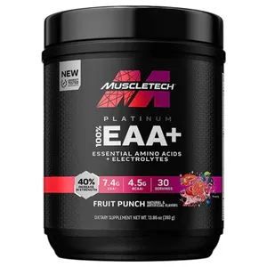 MuscleTech Platinum 100% EAA+ - 30 Servings - fruit punch