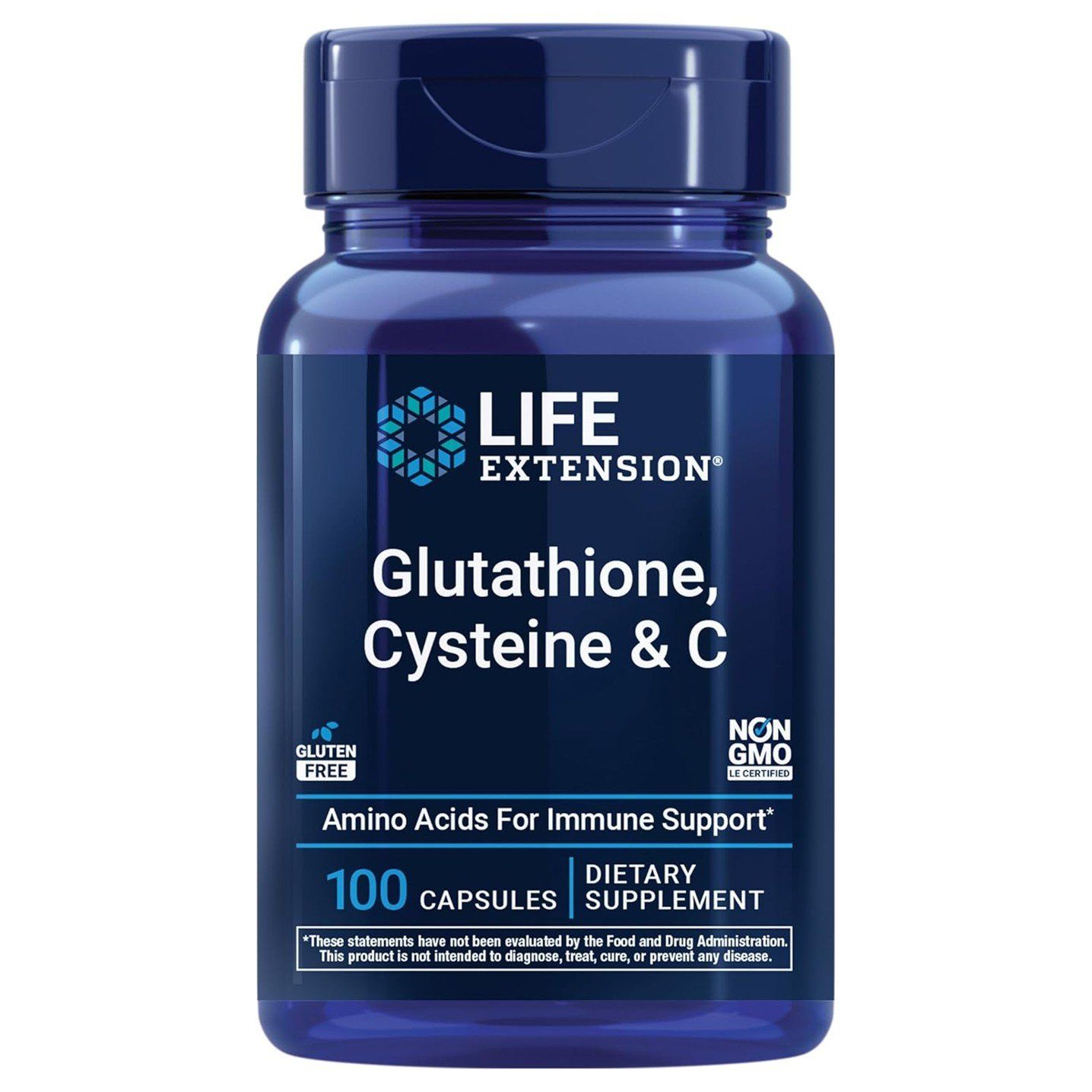 Life Extension Glutathione Cysteine &amp; C - 100 Capsules