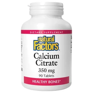 Natural Factors Calcium Citrate 350 mg - 90 Tablets