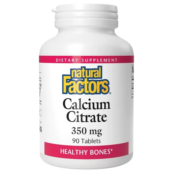 Natural Factors Calcium Citrate 350 mg - 90 Tablets