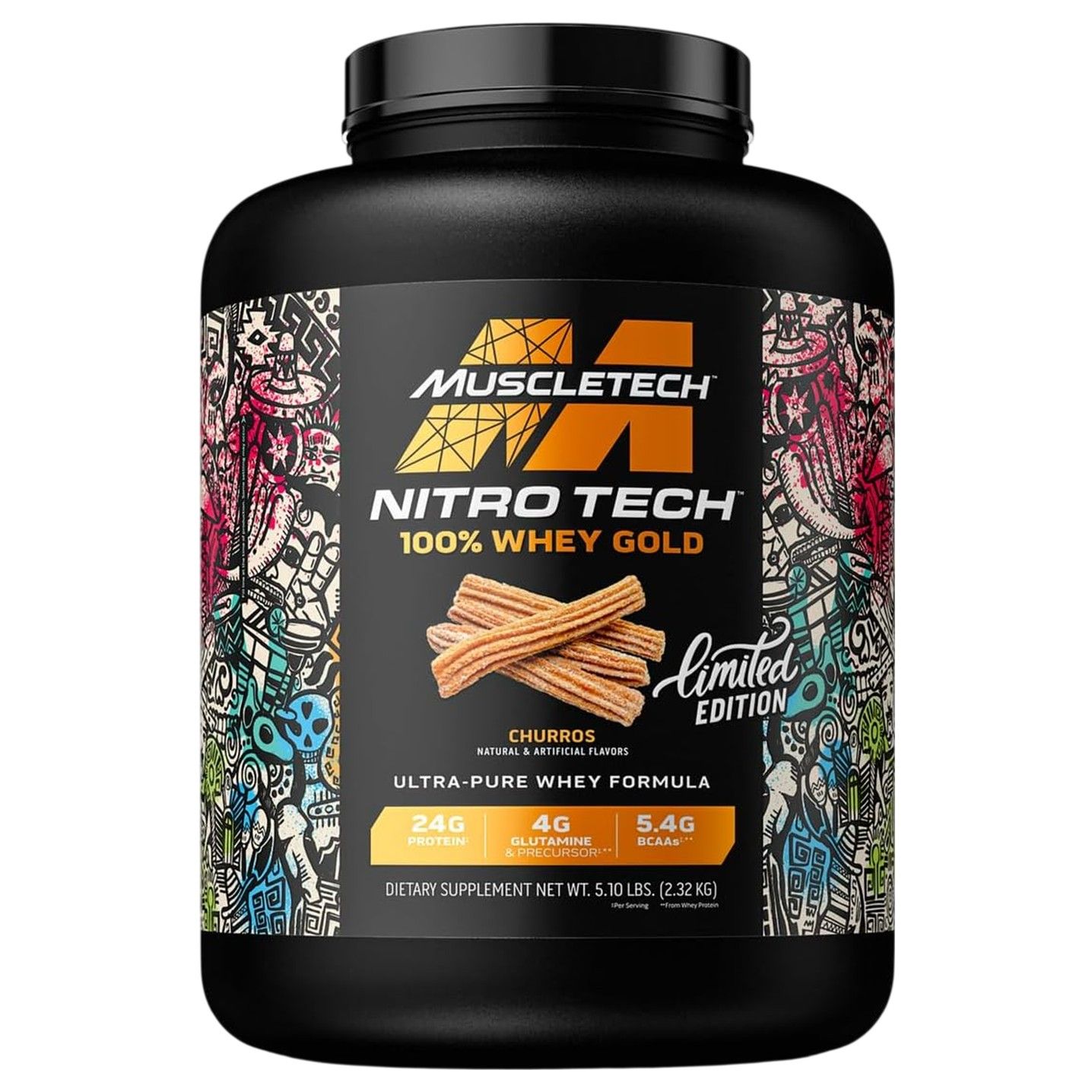MuscleTech, Nitro-Tech Whey Gold, Banana Cream, 5 lbs (2.27 kg)