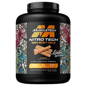 MuscleTech, Nitro-Tech Whey Gold, Churros, 5.10 lbs (2.32 kg)