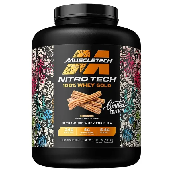 MuscleTech, Nitro-Tech Whey Gold, Banana Cream, 5 lbs (2.27 kg)