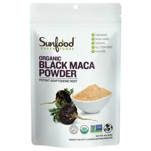 Sunfood Organic Black Maca Powder - 113 g