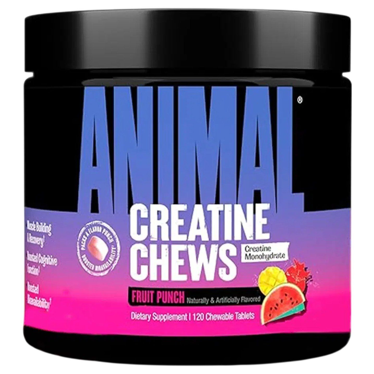 Animal Creatine Performance Chews - 200 Chewable Tablets
