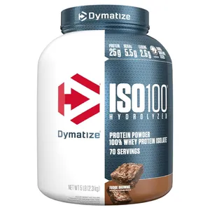 Dymatize ISO100 Whey Protein Isolate - 5 lbs - fudge brownie
