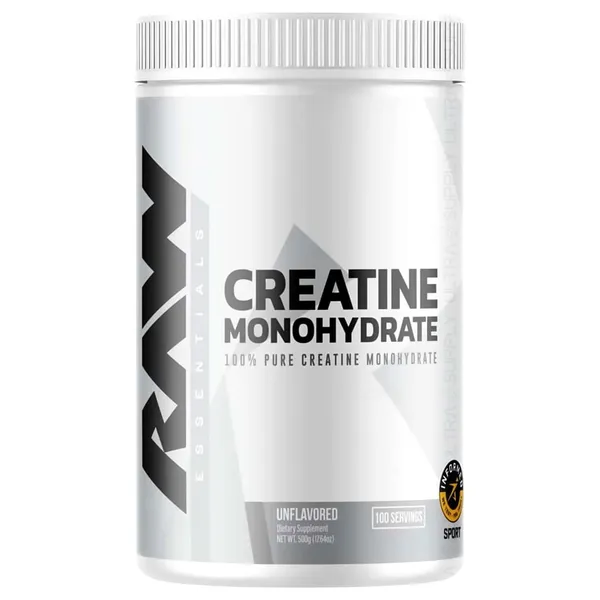 RAW Nutrition Essentials Creatine Monohydrate Unflavored, 5.29 oz (150 g)