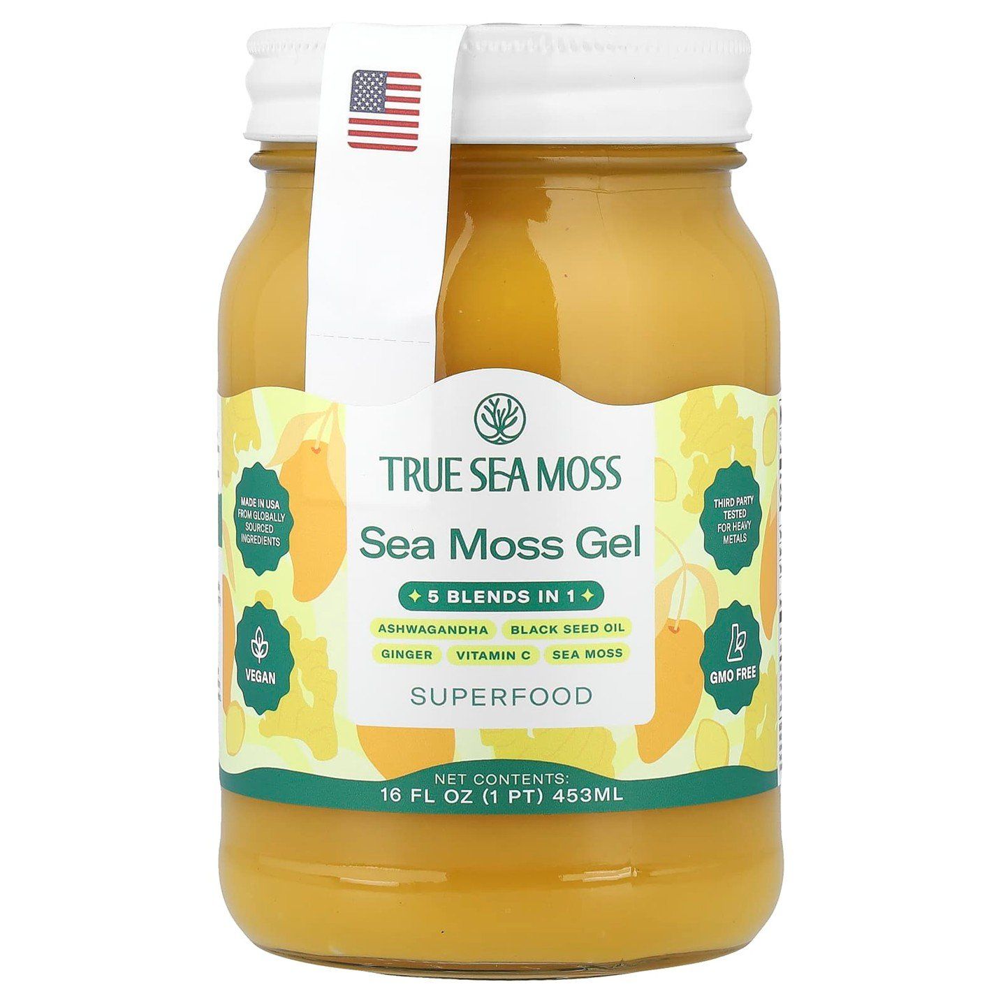 True Sea Moss Gel 5 Blends in 1 - 453 ml