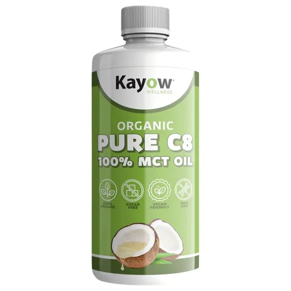 Kayow Organic 100% Pure C8 MCT Oil - 500 ml