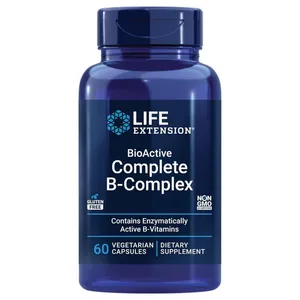 Life Extension BioActive Complete B-Complex, 60 Vegetarian Capsules