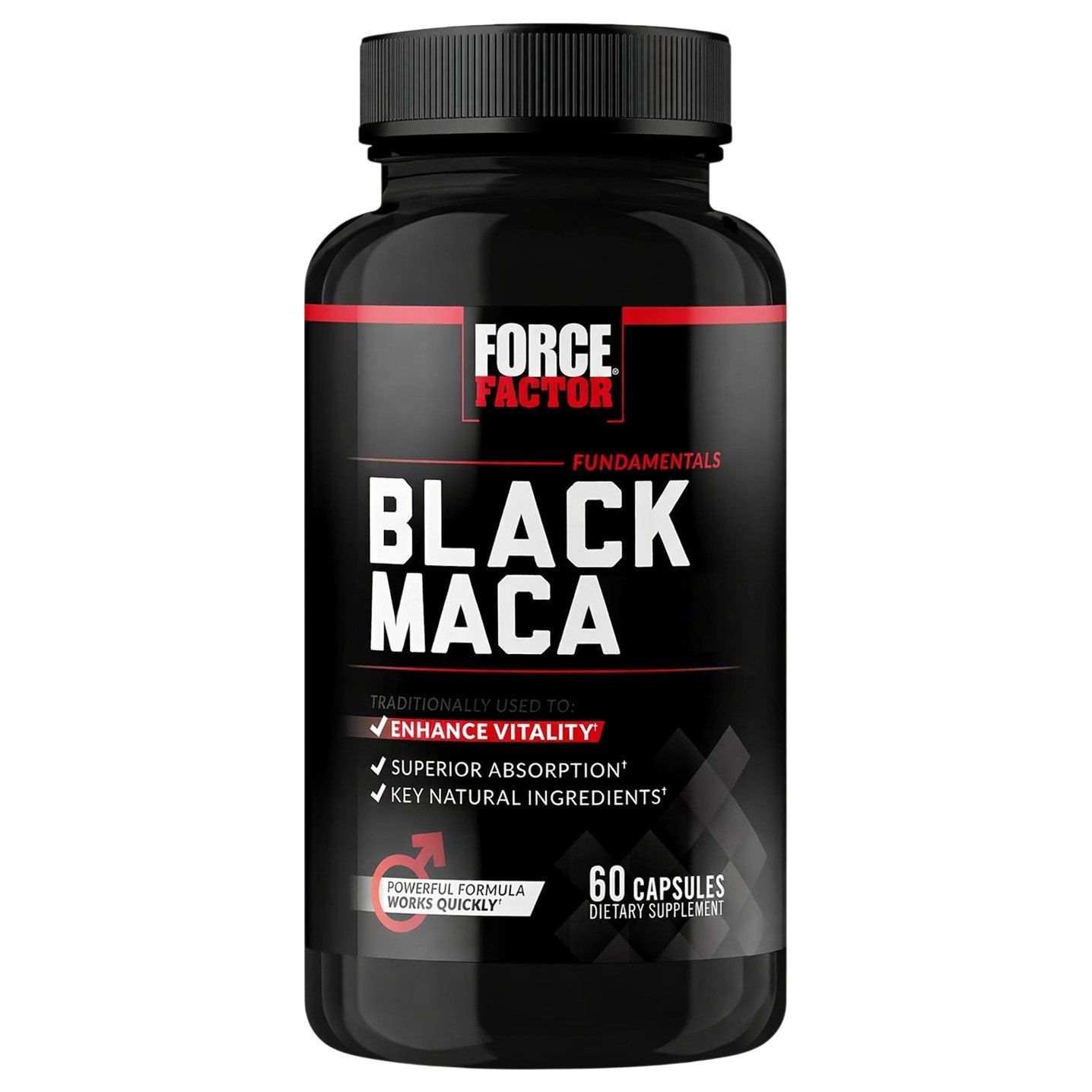 Force Factor Fundamentals Black Maca - 60 Capsules