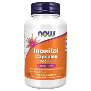 NOW Foods Inositol 500 mg, 100 Veg Capsules