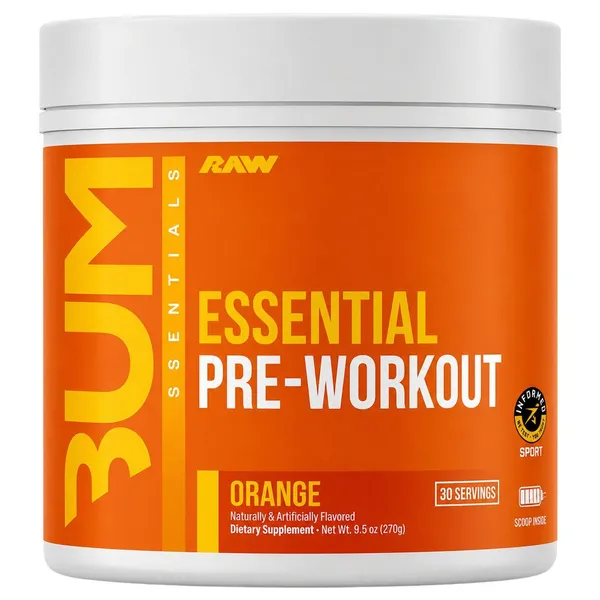 Raw Nutrition Bum Essential Pre-Workout - 30 Servings