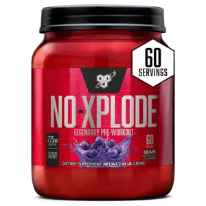 BSN NO-Xplode Pre-Workout - 60 Servings - grape