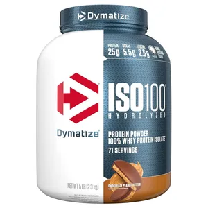 Dymatize ISO100 Whey Protein Isolate - 5 lbs - chocolate peanut butter