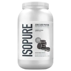 Isopure Zero Carb Protein Powder - 3 lbs - cookies cream