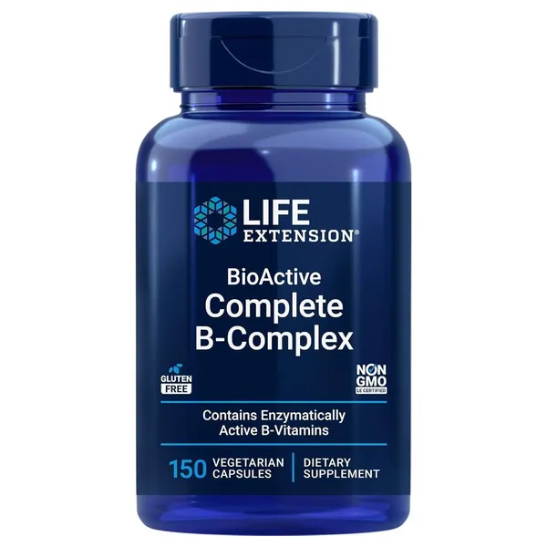 Life Extension BioActive Complete B-Complex - 60 Vegetarian Capsules