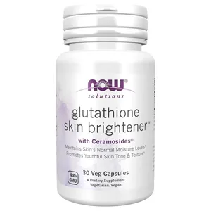NOW Foods Solutions Glutathione Skin Brightener - 30 Veg Caps