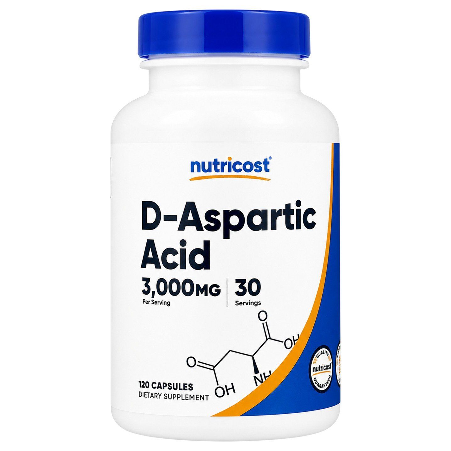 Nutricost D-Aspartic Acid - 120 Capsules