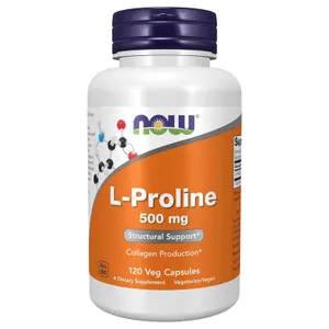 NOW Foods L-Proline - 120 Veg Capsules