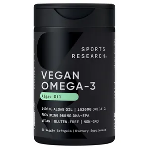 Sports Research Vegan Omega-3 - 60 Veggie Softgels