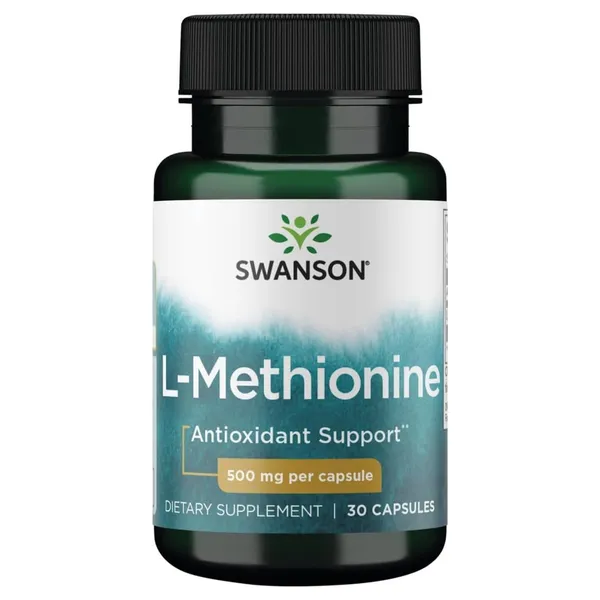 Swanson L-Methionine 500 mg - 30 Capsules