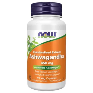 NOW Foods Ashwagandha 450 mg - 90 Veg Capsules
