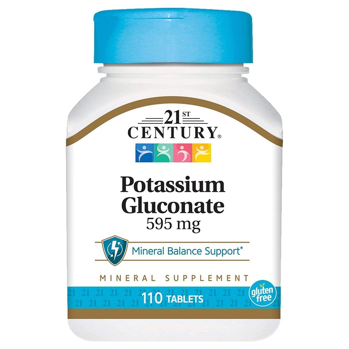 21st Century Potassium Gluconate 595 mg - 110 Tablets