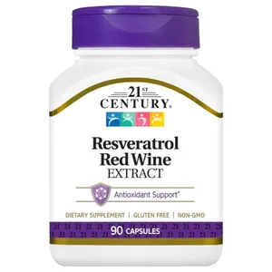21st Century, Resveratrol Red Wine Extract, 90 Capsules