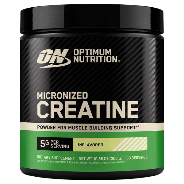 Optimum Nutrition Micronized Creatine Unflavored, 10.58 oz (300 g)