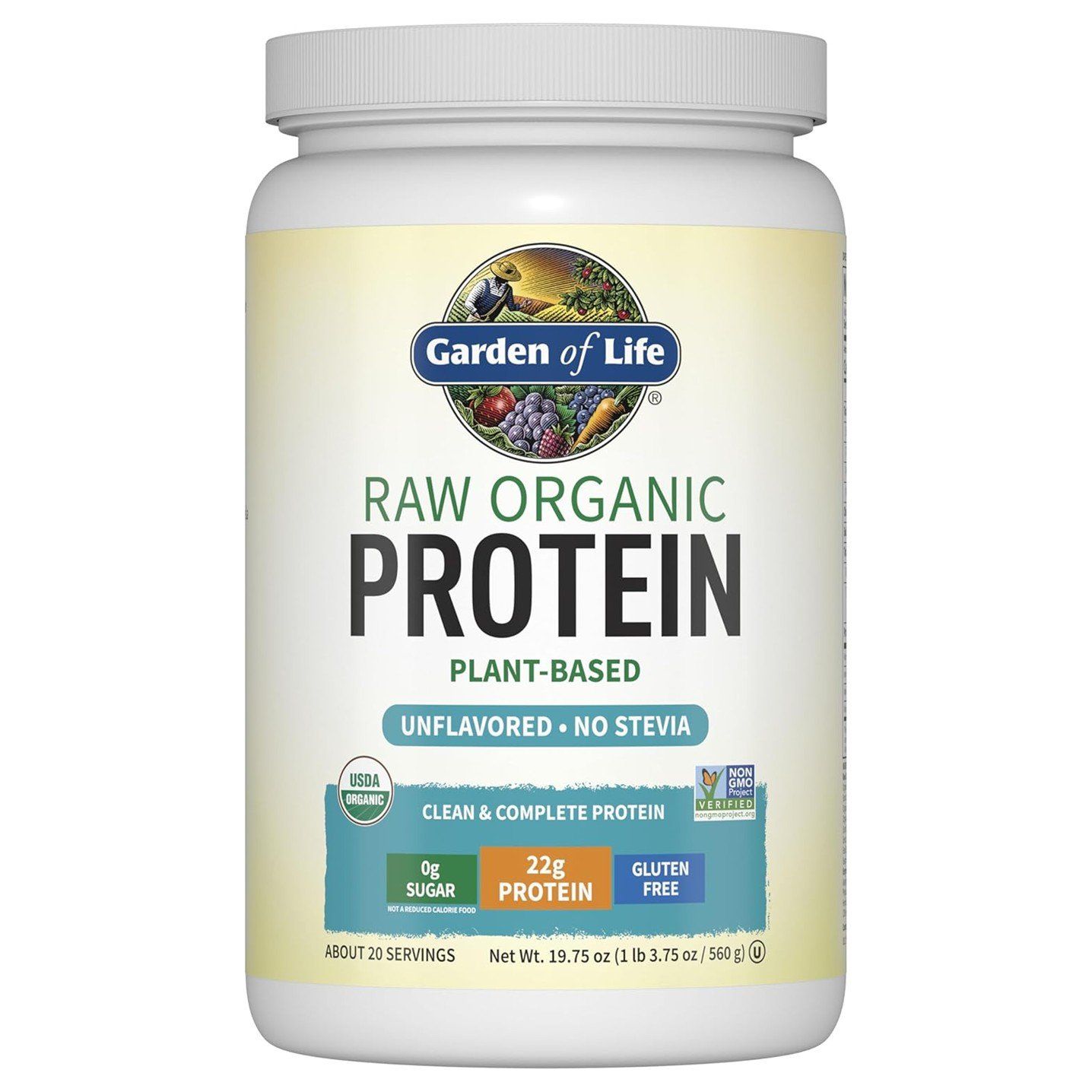 Garden of Life RAW Organic Protein Plant-Based - 1 lbs