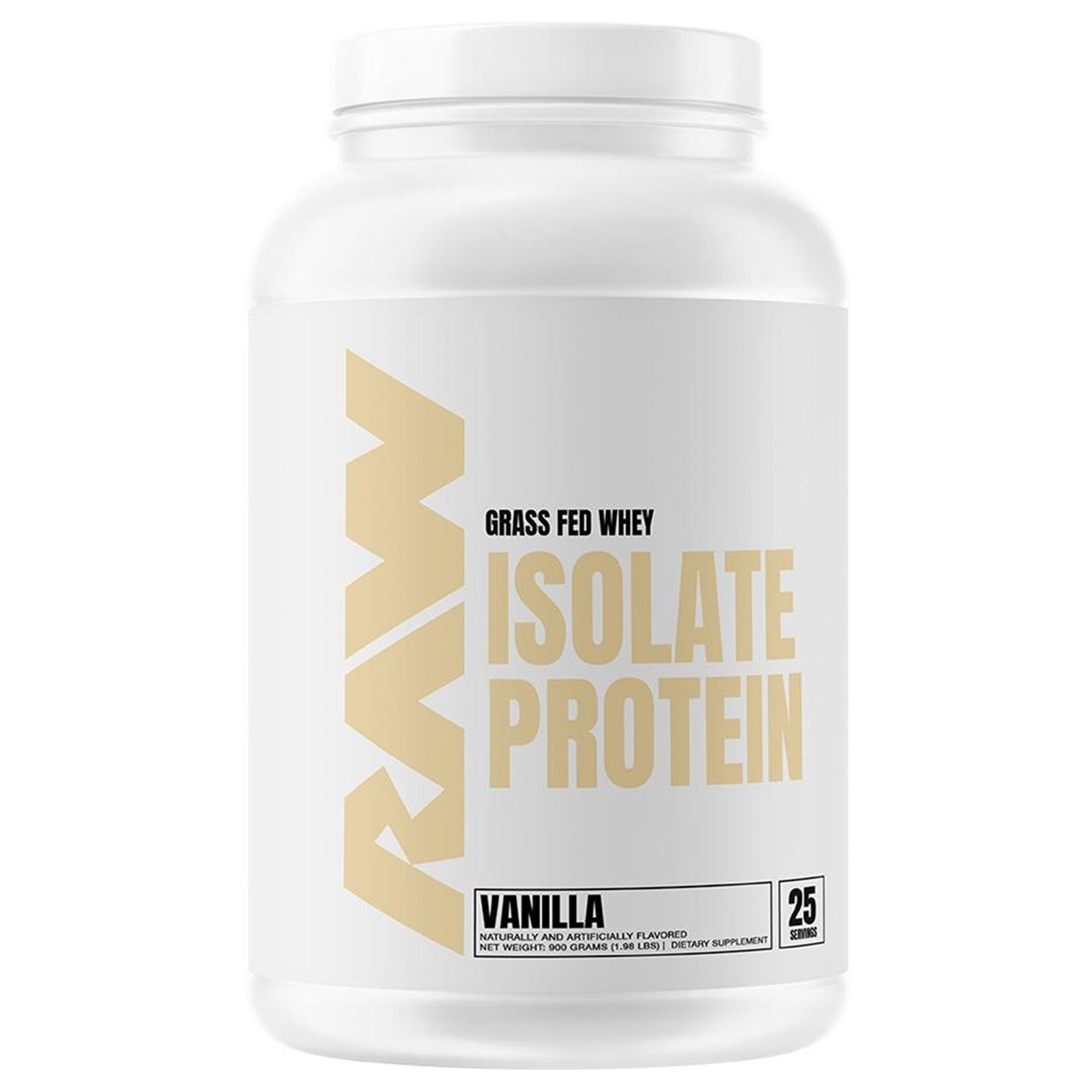 Raw Nutrition Grass Fed Whey Isolate - 1.97 lbs