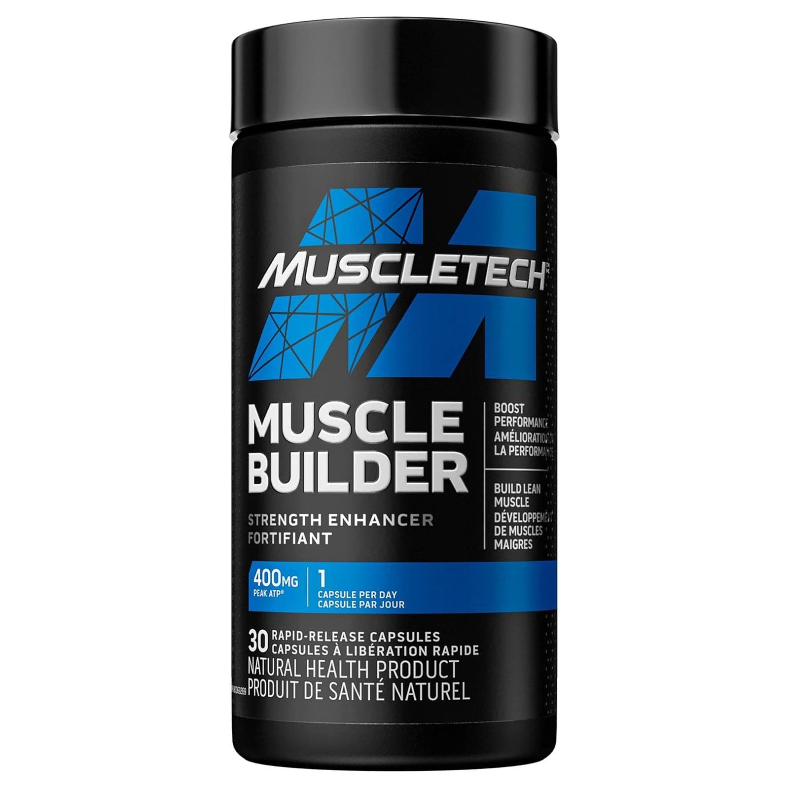 MuscleTech Platinum Muscle Builder, 400 mg, 30 Rapid-Release Capsules