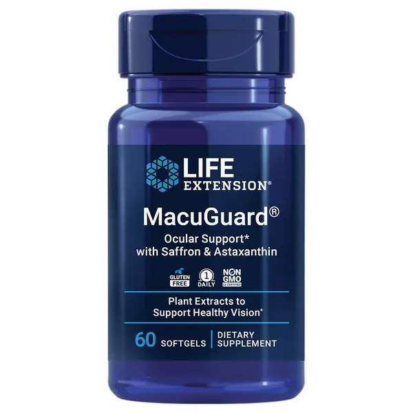 Life Extension MacuGuard Ocular Support - 60 Softgels