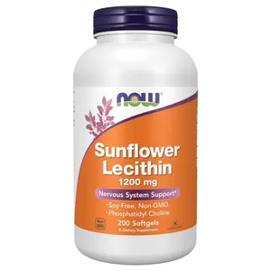 NOW Foods Sunflower Lecithin 1200 mg - 200 Softgels