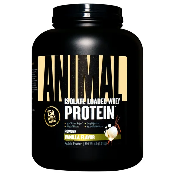 Animal Isolate Loaded Whey Protein - 4 lbs