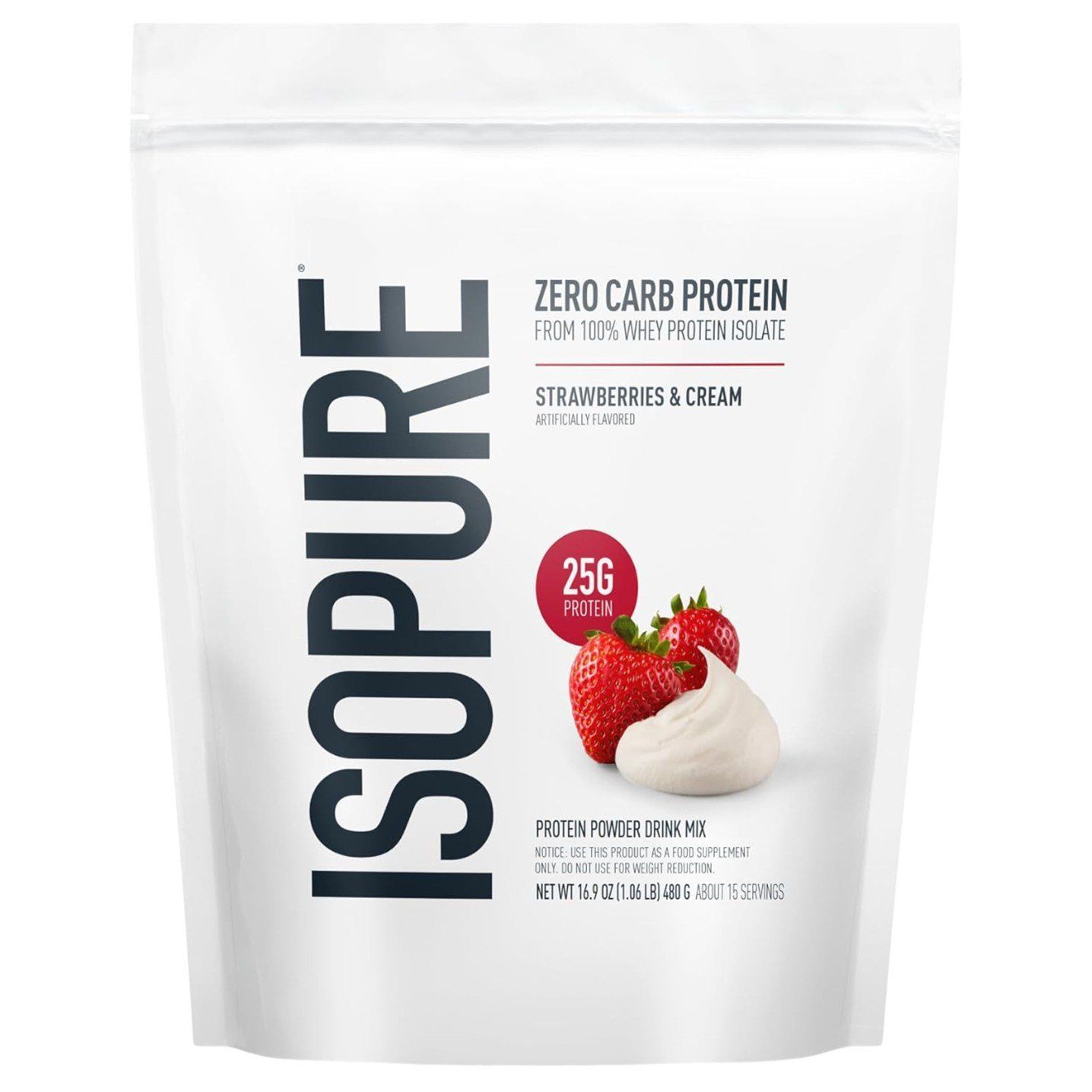 Isopure Zero Carb Protein Powder - 1 lbs