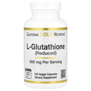 California Gold Nutrition L-Glutathione Reduced 500 mg - 120 Veggie Caps